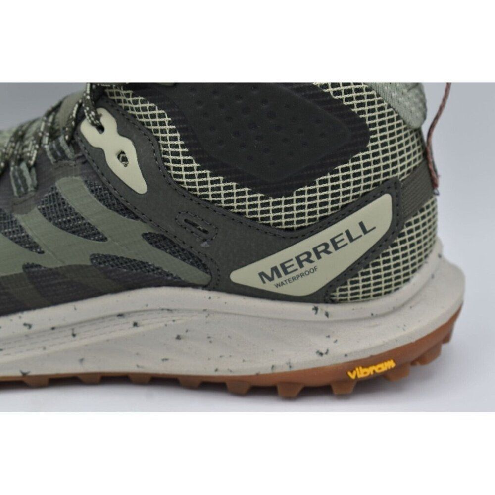 Merrell Women Size 11 Antora 3 Mid Lichen Waterproof Hiking Trail Running Shoes - Picture 10 of 13